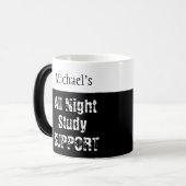 ブラックコーヒーオールナイト勉強サポート モーフィングマグカップ (正面左)