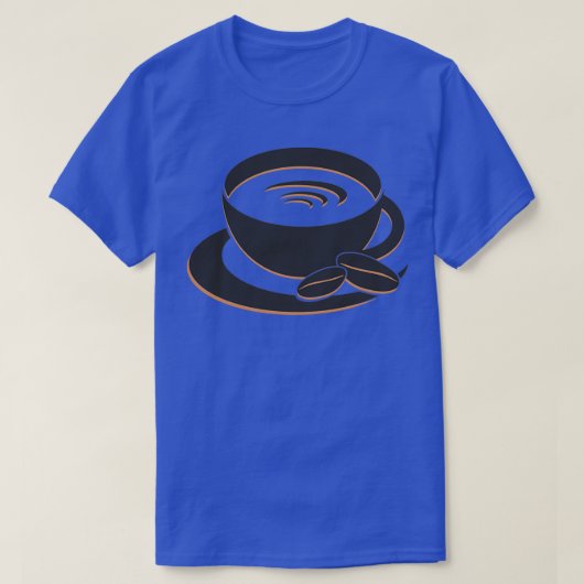 ブラックコーヒーロゴ Tシャツ (デザイン正面)