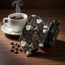 ブラックコーヒー愛好家 ネクタイ