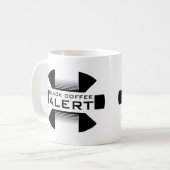 ブラックコーヒー警報-コーヒー・マグ コーヒーマグカップ (正面左)