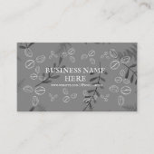 ブラックコーヒー豆カフェコーヒーショップ ロイヤリティカード (正面)