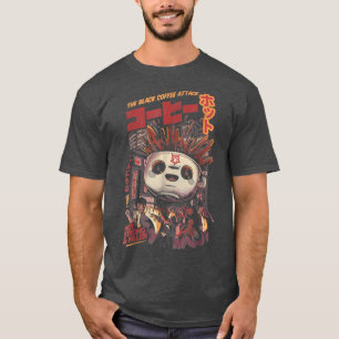 ブラックコーヒー魔法怪獣アー日本のト Tシャツ