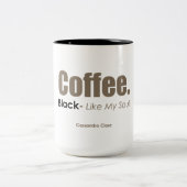 ブラックコーヒー ツートーンマグカップ (中央)