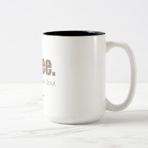 ブラックコーヒー ツートーンマグカップ