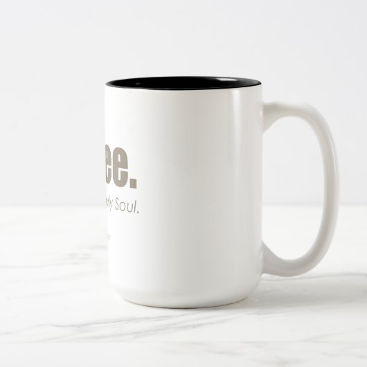 ブラックコーヒー ツートーンマグカップ (右)
