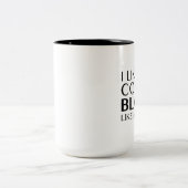 ブラックコーヒー ツートーンマグカップ (中央)
