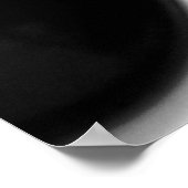 ブラックコーヒー&ホワイトコーヒー豆&コーヒーカップ16x20 ポスター (角)