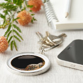 ブラックコーヒーKeychain キーホルダー (側面)