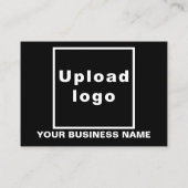 ブラックコールカードのビジネスブランド コーリングカード (裏面)