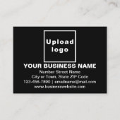 ブラックコールカードのビジネスブランド コーリングカード (正面)