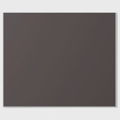 ブラックコー無地のヒー（色） ラッピングペーパー (フラット)