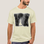 ブラックコ縁どリーアニマルアート Tシャツ (正面)