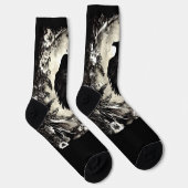 ブラックゴシックとクロウレイブン ソックス (右)