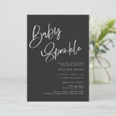 ブラックゴシックとムーディハロウィーンベビーの散水 招待状 (スタンド正面)