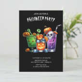 ブラックゴシックカクテルハロウィーン 招待状 (スタンド正面)