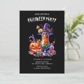 ブラックゴシックカクテルハロウィーン 招待状 (スタンド正面)