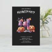 ブラックゴシックカクテルハロウィーン 招待状 (スタンド正面)
