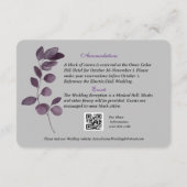 ブラックゴシッククリムゾンバラ結婚ズ詳細 招待状 (裏面)