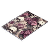 ブラックゴシックスカルピンクフローラ植物学 ノートブック (左側)