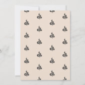 ブラックゴシックスネークバースデーパーティー招待状 招待状 (裏面)