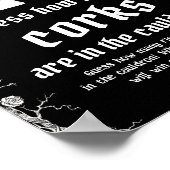 ブラックゴシックハロウィーン推測どのように多くのコルクゲーム ポスター (角)