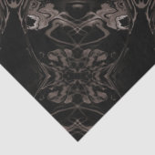 ブラックゴシックファンタジー織物 薄葉紙 (詳細)