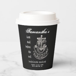 ブラックゴシックマーメイドラストセイルバチェロレッテパーティー 紙コップ