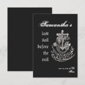 ブラックゴシックマーメイドラストセイルベールバチェロレッテ サンキューカード (正面/裏面)