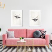 ブラックゴシックレースこうもりセット (リビング)