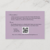 ブラックゴシック結婚のQRC結婚詳細エンクロージャC エンクロージャーカード (裏面)