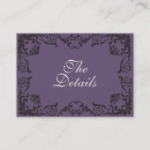 ブラックゴシック結婚のQRC結婚詳細エンクロージャC エンクロージャーカード (正面)