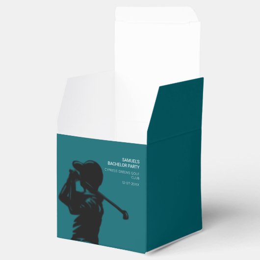 ブラックゴルファーゴルフ旅行バチュラーパーティ ミニマル フェイバーボックス (オープン)