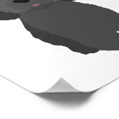 ブラックゴールデンドルドッグ子供部屋&キッズデコールポスター ポスター (角)