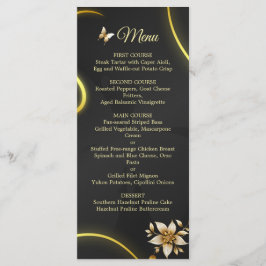 ブラックゴールデン蝶メニュー メニュー