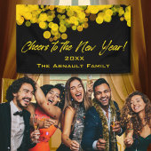 ブラックゴールデン《写真》ぼけ味ライト応援から新年 横断幕