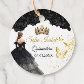 ブラックゴールドのキンセアニエラ カスタム フェイバータグ (裏面)