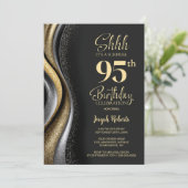 ブラックゴールドのサプライズ95歳の誕生日パーティー 招待状 (スタンド正面)