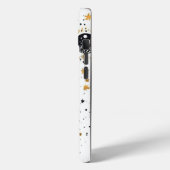 ブラックゴールドの天体太陽月星 Case-Mate iPhoneケース (裏面 / 左)