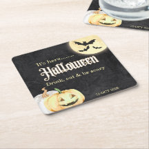 ブラックゴールドの洗練されたハロウィンパーティー
