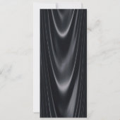 ブラックゴールドの靴の女性の誕生日メニューとプログラム 招待状 (裏面)