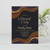 ブラックゴールドグリッター引退パーティー 招待状 (スタンド正面)