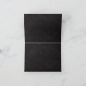 ブラックゴールドシックビーフ Meal Choice ゲスト名カード サンキューカード (内部)