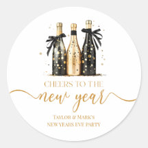 ブラックゴールドシャンパンチアーズ新年のお祝いパーティー