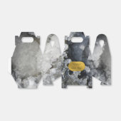 ブラックゴールドフォイル海の結晶の署名ありがとう フェイバーボックス (折り畳みなし)