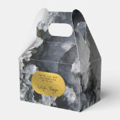 ブラックゴールドフォイル海の結晶の署名ありがとう フェイバーボックス (正面サイド)