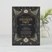 ブラックゴールドボタニカルハロウィンパーティー 招待状 (スタンド正面)