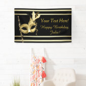 ブラックゴールドマスカレードパーティー 横断幕 (インサイチュ)