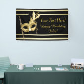 ブラックゴールドマスカレードパーティー 横断幕 (トレードショー)