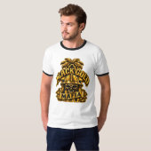 ブラックゴールドマフィア Tシャツ (正面フル)