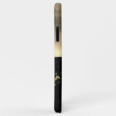 ブラックゴールドマーブルラグジュアリー名 Case-Mate iPhoneケース (裏面/右)